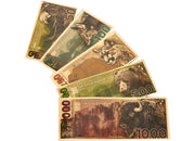 2022 999 Fine Gold North American Animal Aurum Series (5 Notes) Set | Zion Metals